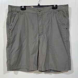 Carhartt Mens Relaxed Fit Gray Work Casual Shorts Size 40